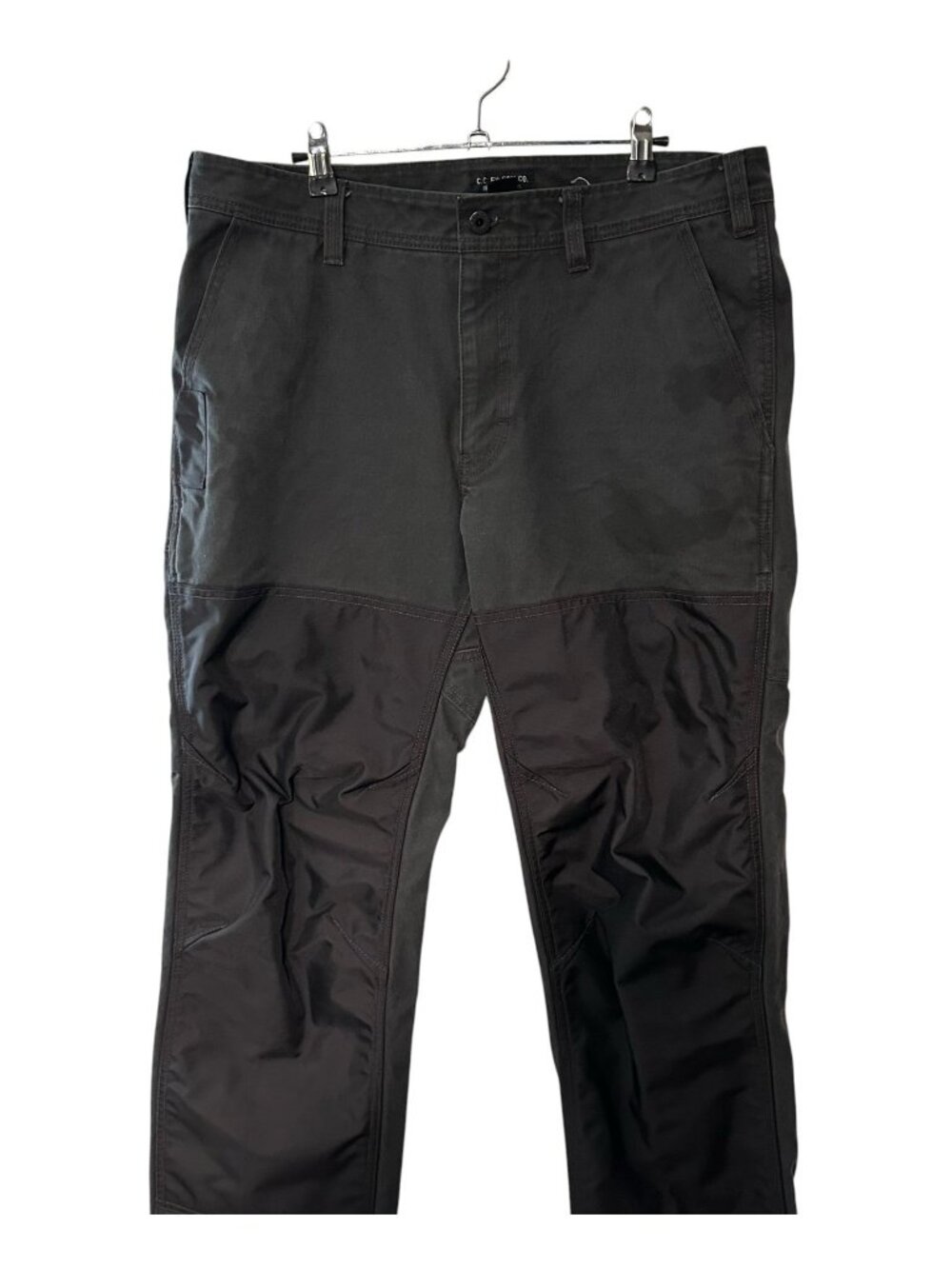 Filson Alcan Double Front Pants Cinder Grey Ballistic Nylon Moto Work Size 34x35